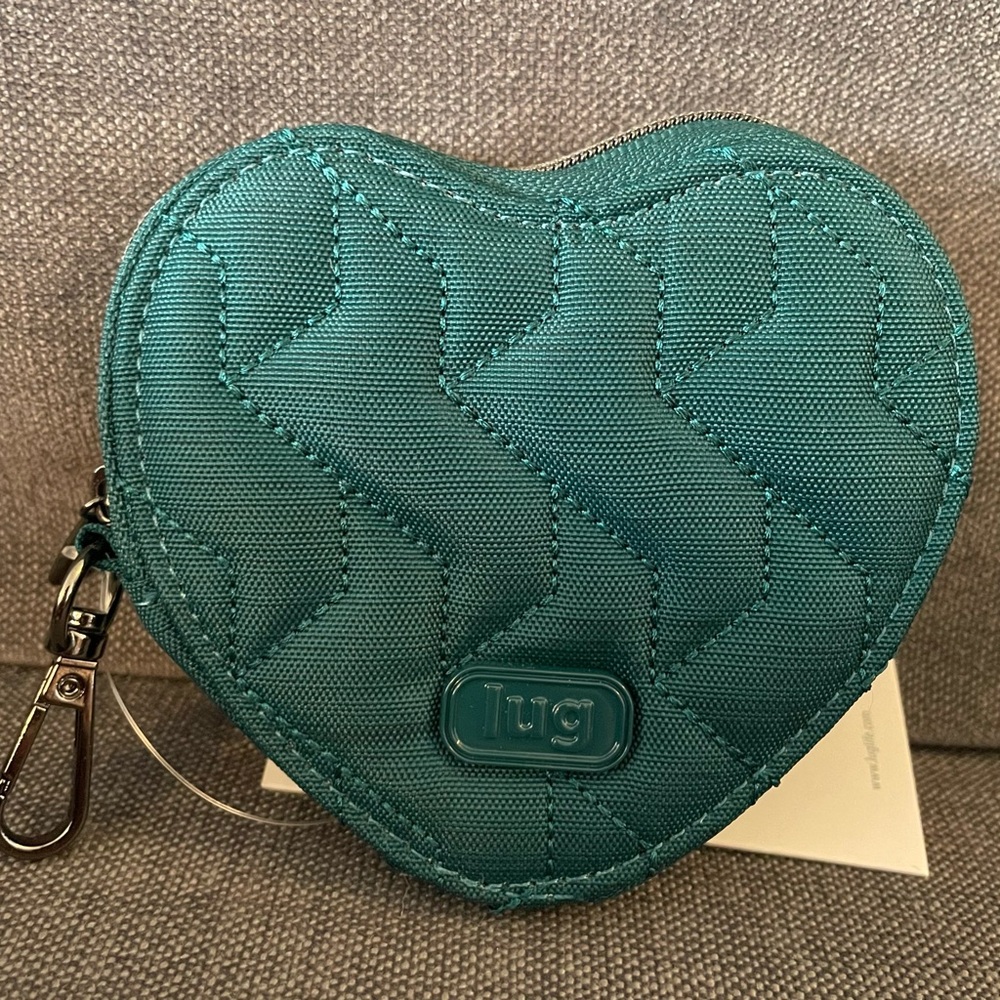 NEW Lug Heart Pouch - Brushed Teal